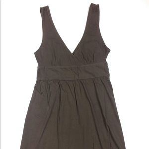 Brown Old Navy V Neck Dress